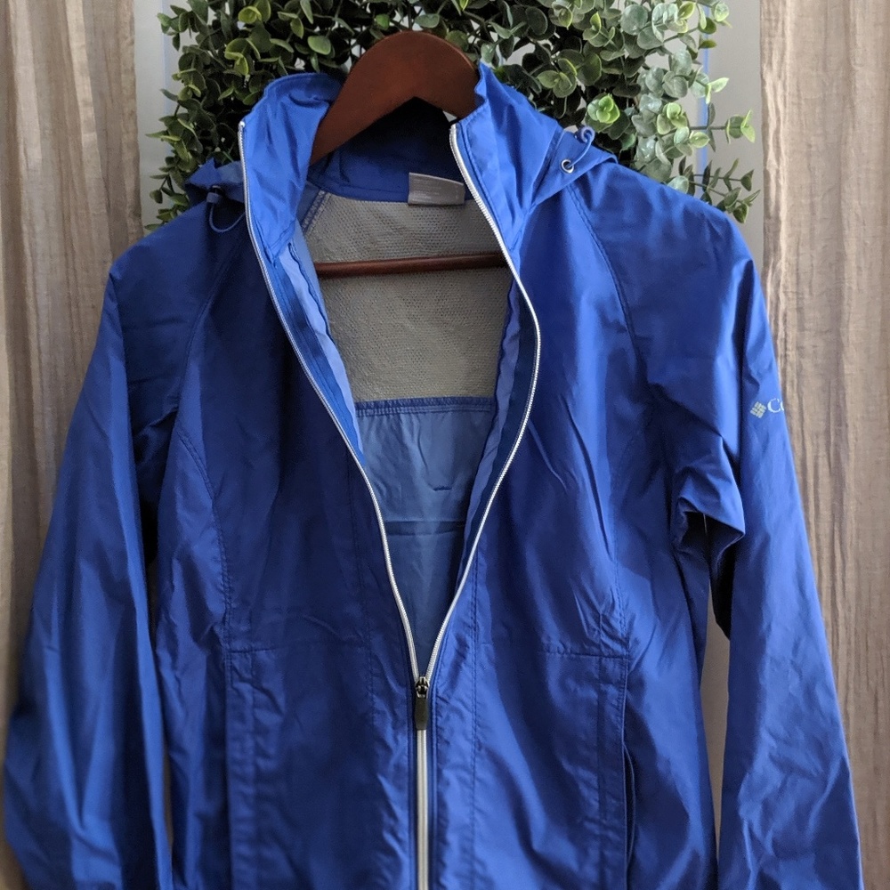 Blue Columbia Windbreaker